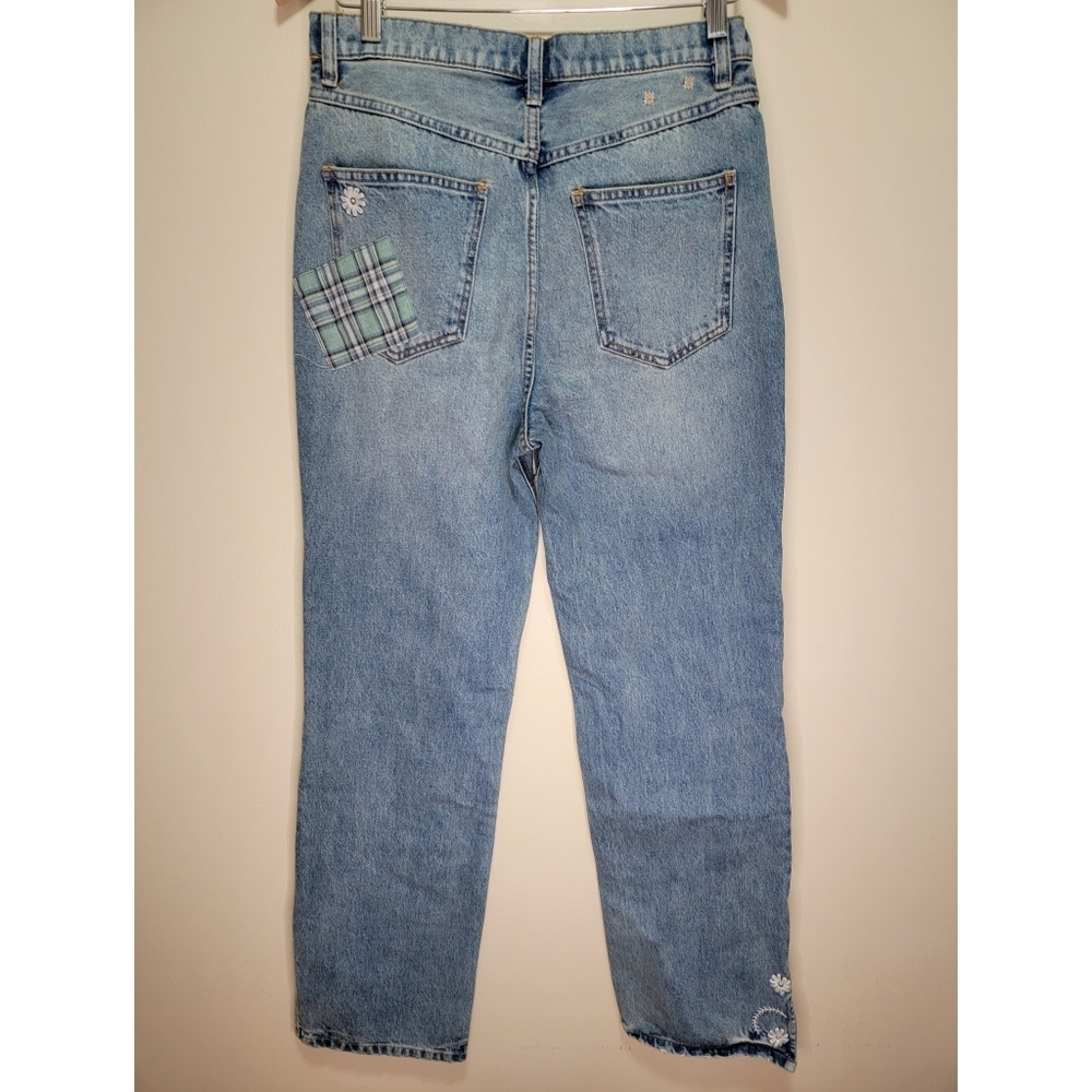 FREE PEOPLE × We The Free Steinbeck Patched Straight Leg Jeans - Picture 5 of 7